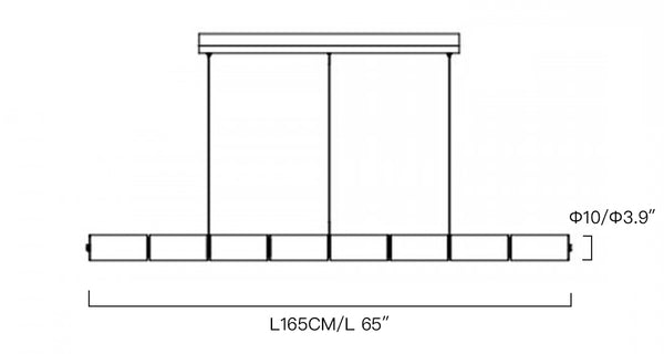 Flos Luce Horizontal Suspension Light
