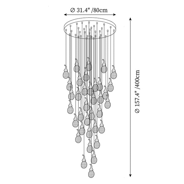 Leo Bubble Chandelier