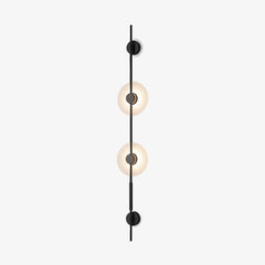 Alabaster Orb Vertical Wall Sconce - Vakkerlight