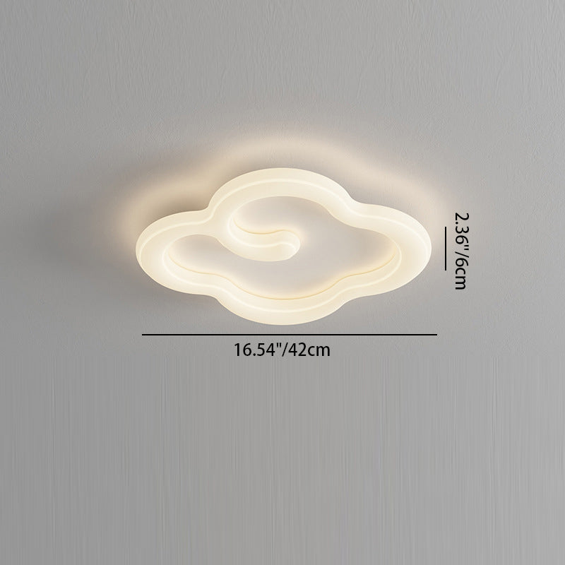 Dimensioni della plafoniera a nuvola singola: 42 cm