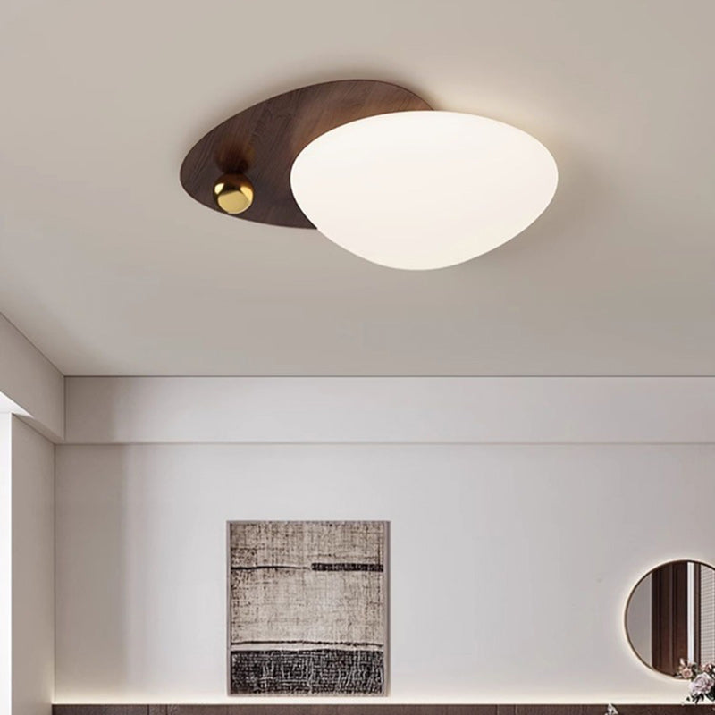 Plafoniera moderna a incasso con luce ambientale