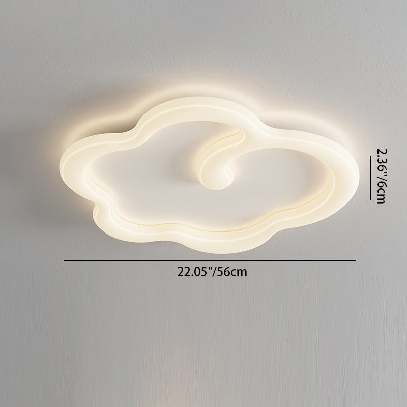 Dimensioni della plafoniera a forma di nuvola: 56 cm