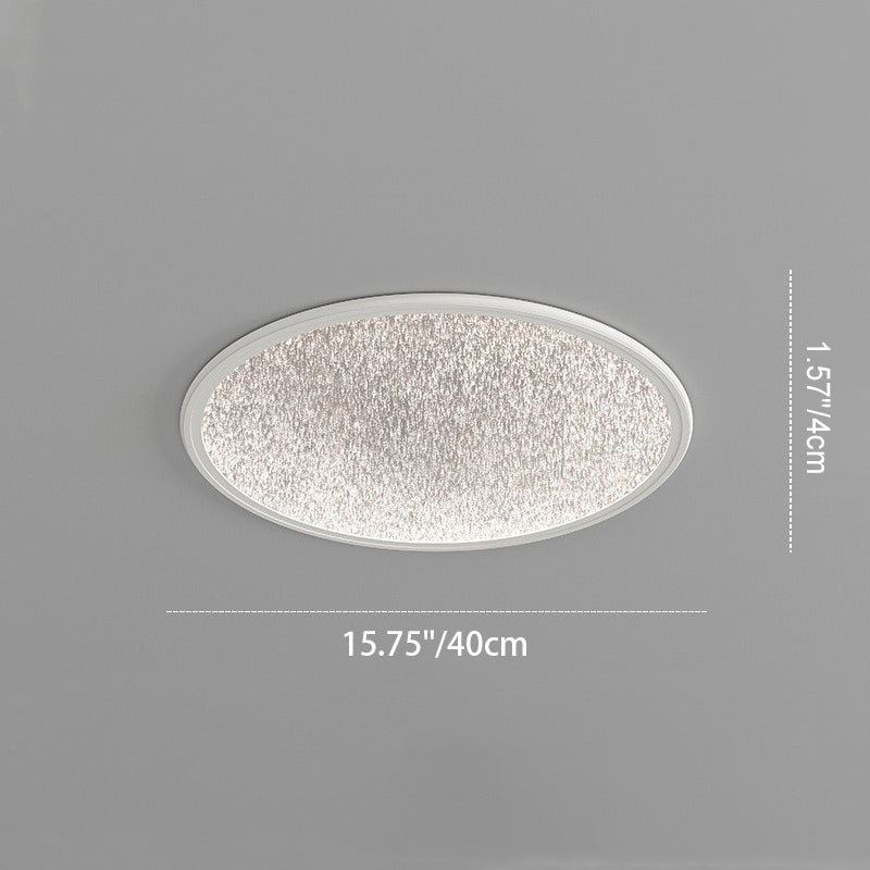 Schema dimensionale di una plafoniera da 40 cm