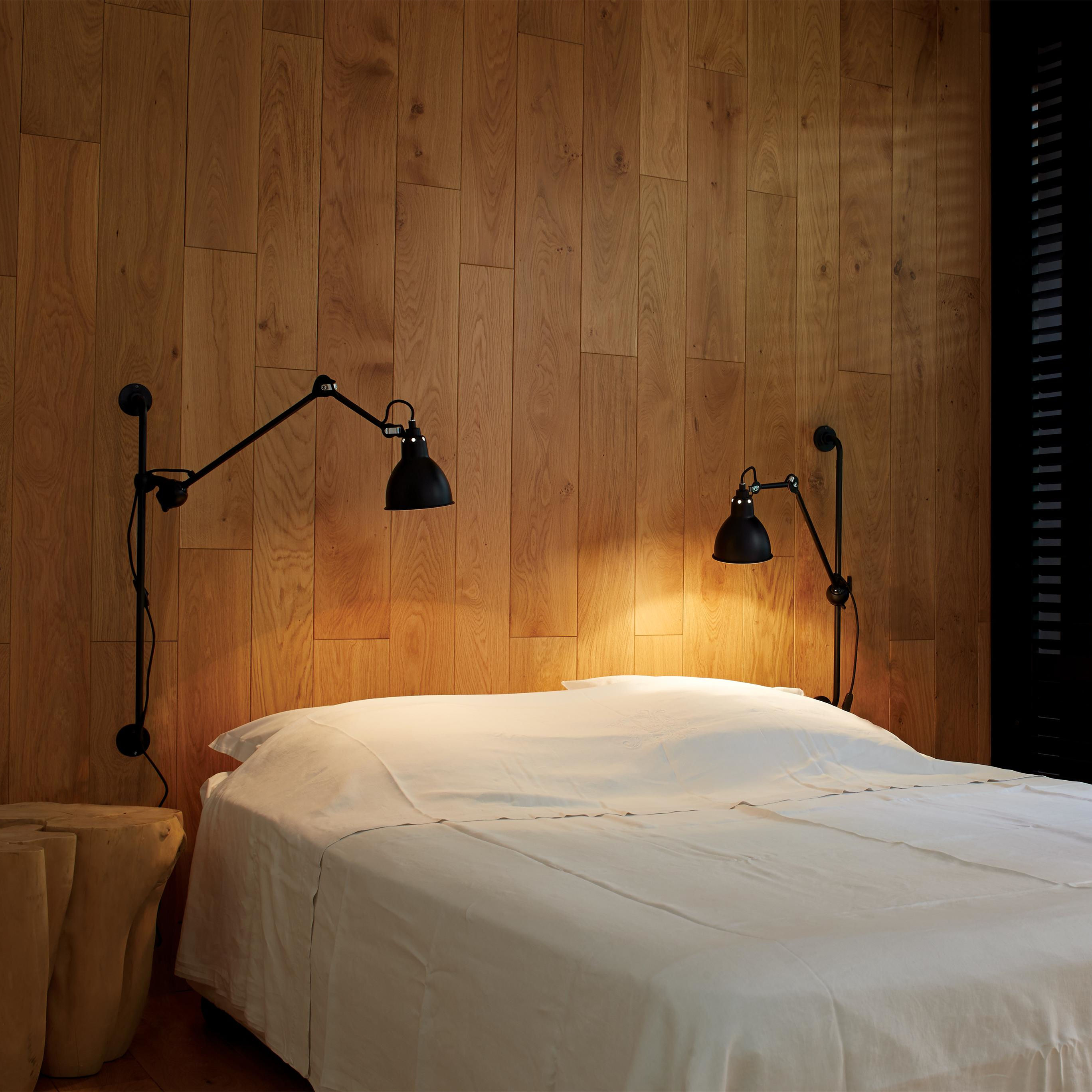 Configuration d'applique murale noire Lampe Industrial