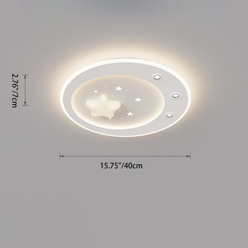 Schema dimensionale in formato ridotto per plafoniera rotonda da 40 cm