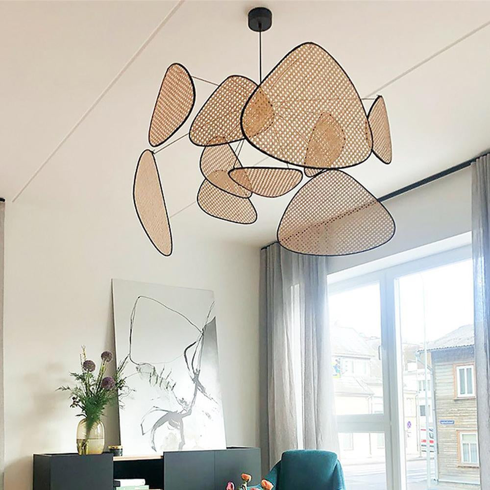 Screen Cannage Pendant Light shown as a ceiling feature