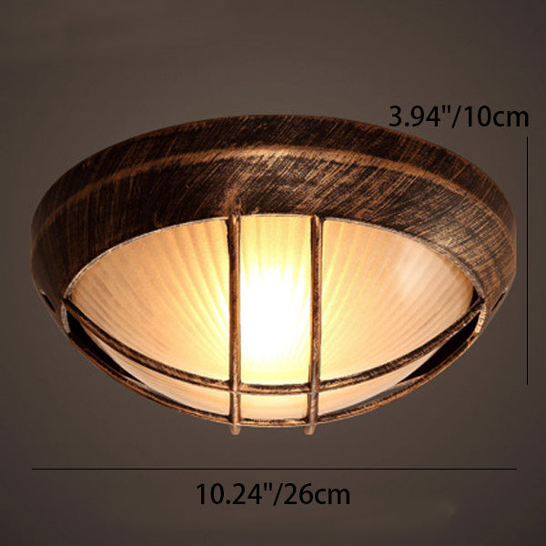 image de mesure latérale pour montage encastré rond