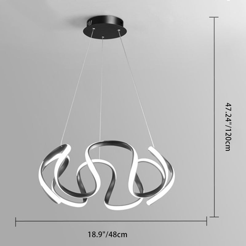 Schema dimensionale per il lampadario piccolo