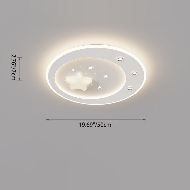 Schema dimensionale di grandi dimensioni per plafoniera rotonda da 50 cm
