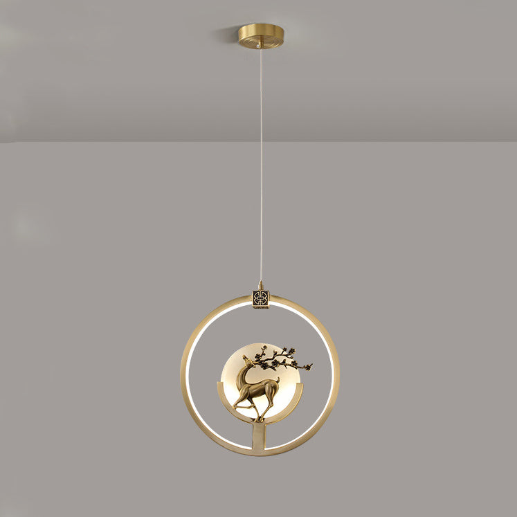 variante de suspension à motif de cerf