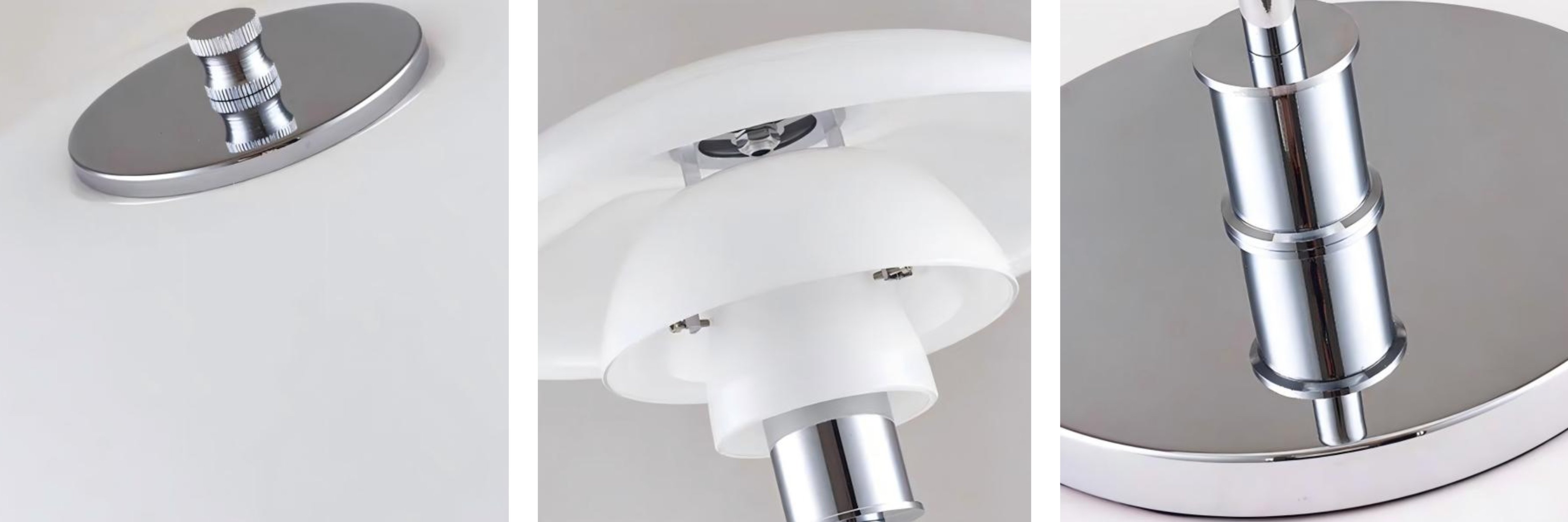 Product detail image of the Nordic opal glass table lamp