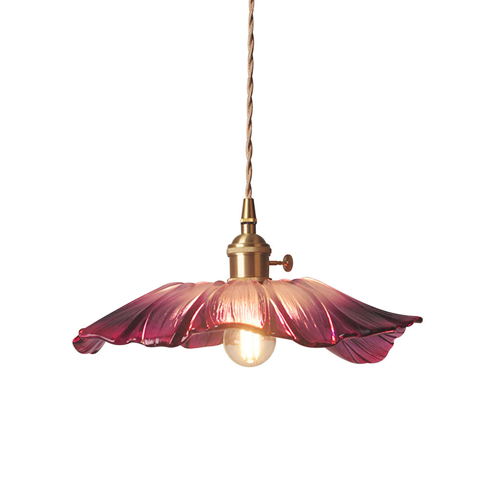 Lotus Retro Glas Pendelleuchte groß purple2.jpg__PID:4c1f8cf9-fe5c-46d3-b11e-583f1456d49f