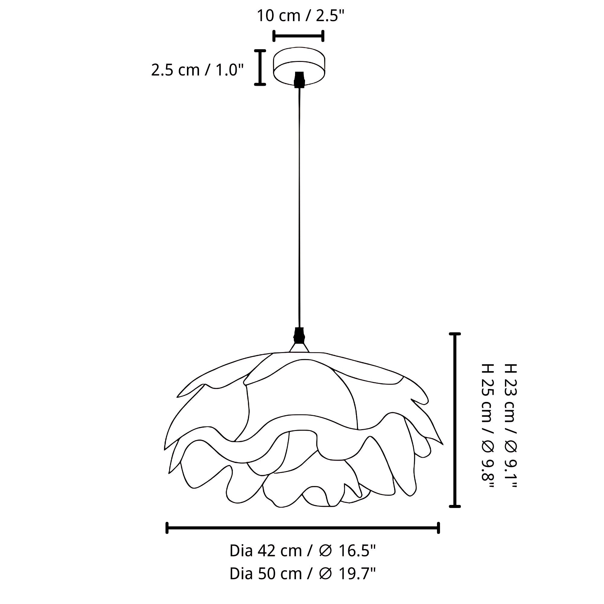 Suspension Aeloria en forme de fleur, pétale de neige (taille : 120 x 120 mm).webp__PID:c23511f6-537a-49ba-b67f-c2f4b127e5ee