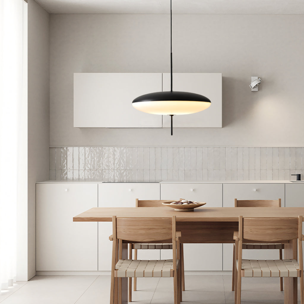 Claudio Saucer Pendant Light black dinning room.jpg__PID:ee6eeac1-e41a-4e57-b76c-10fae47a798b