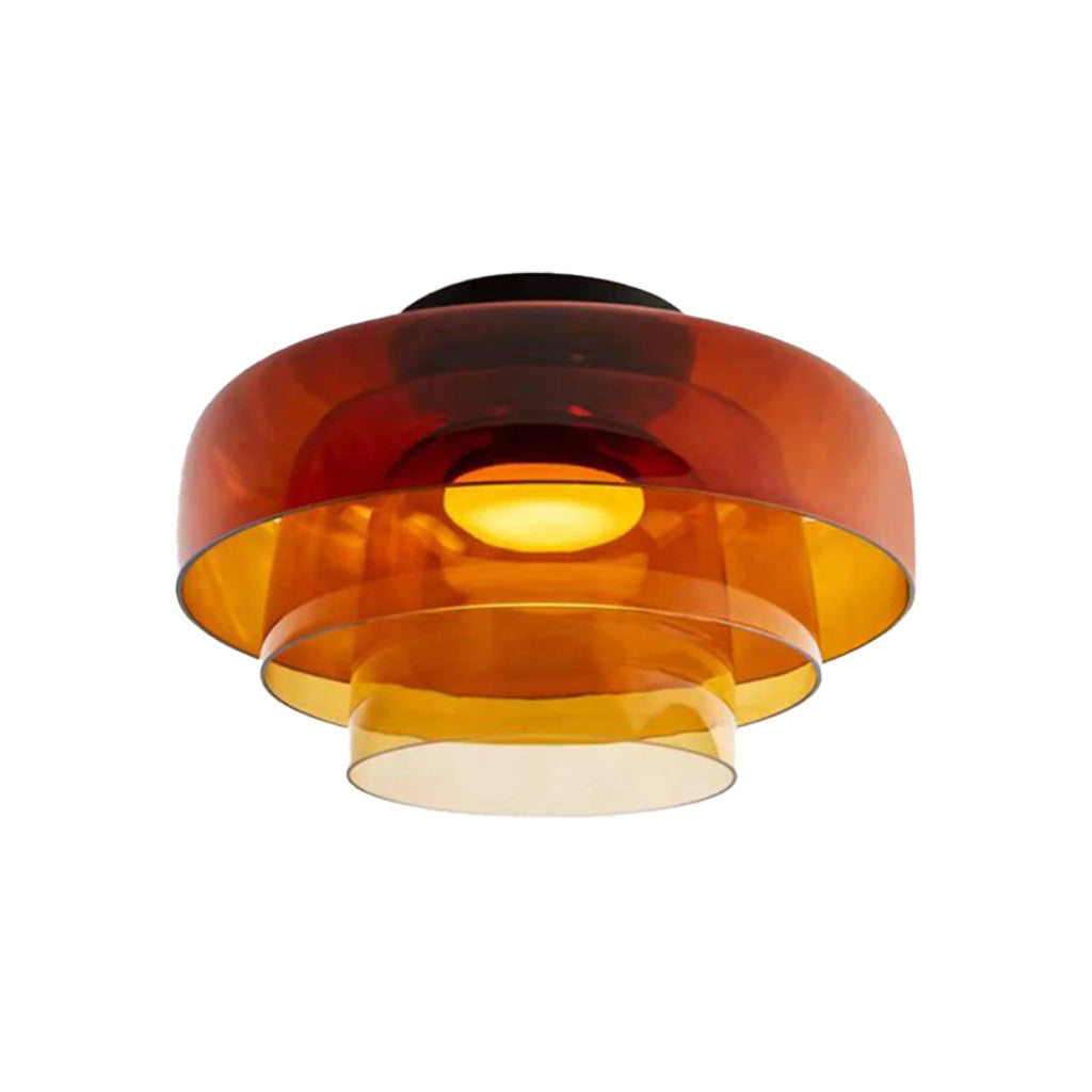 plafondlamp met drie lagen glas, amberkleurig sku.jpg__PID:29e81147-620b-4959-8f19-1c2323352838