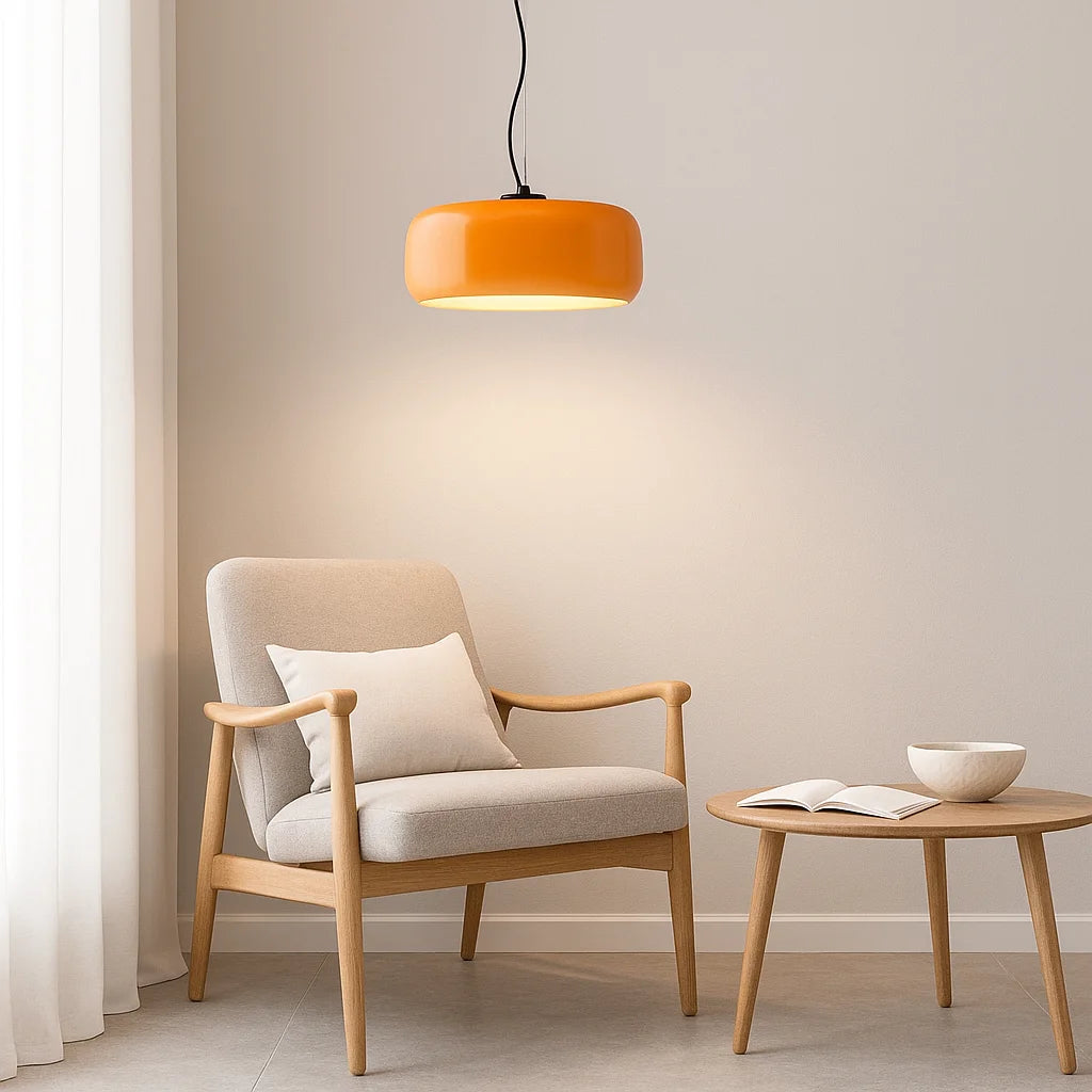 Orithen Morden Runde Glas-Pendelleuchte orange5.webp__PID:2de98bc1-47e6-4c44-8c9a-d3a905154e3c