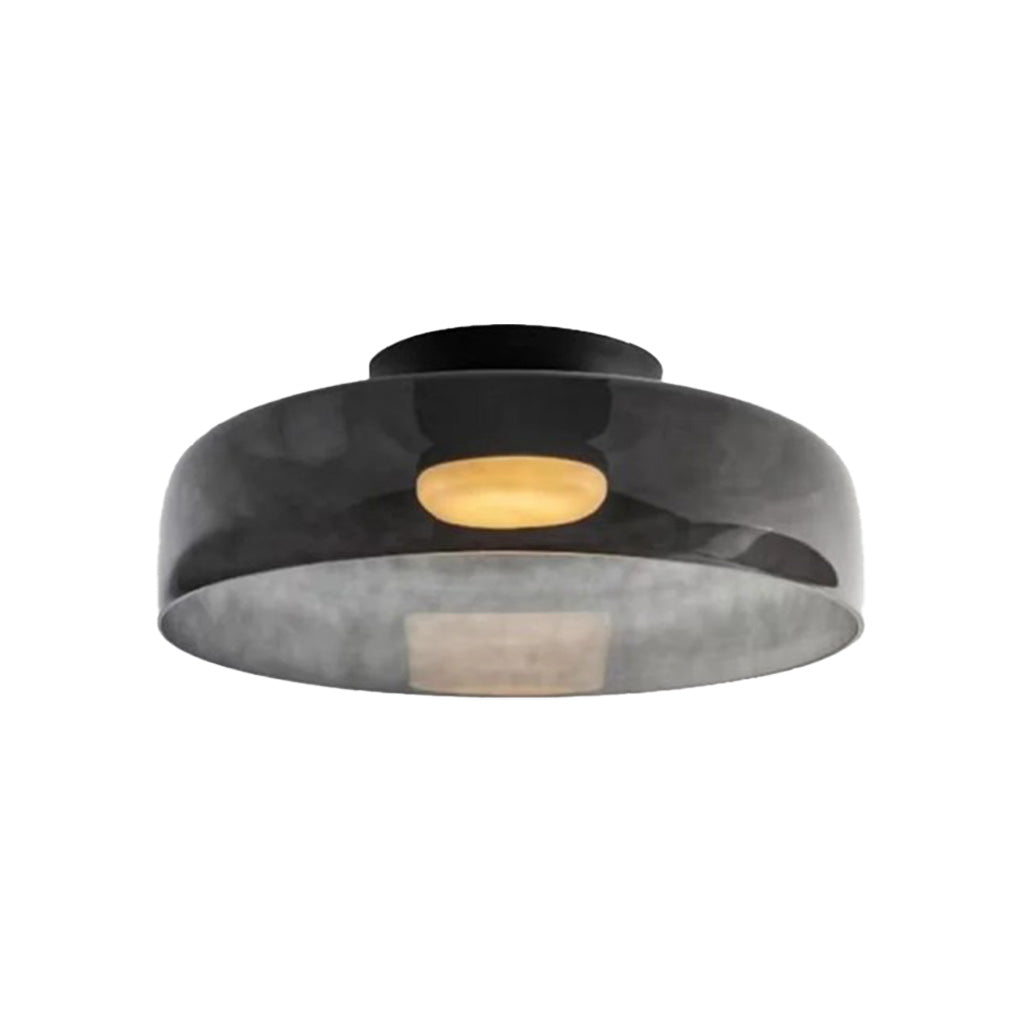 plafondlamp met schijfvormig glas, één laag grijs sku.jpg__PID:eb8281d7-1d98-4f44-9429-e81147620b79