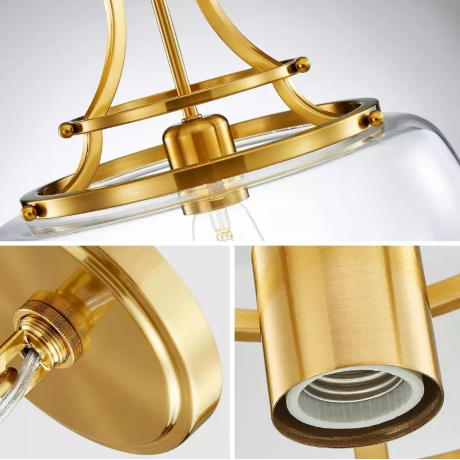 Elena moderne hanglamp met koepel van helder glas detail2.webp__PID:17d85224-14af-4c30-8f55-d7d7d308942a