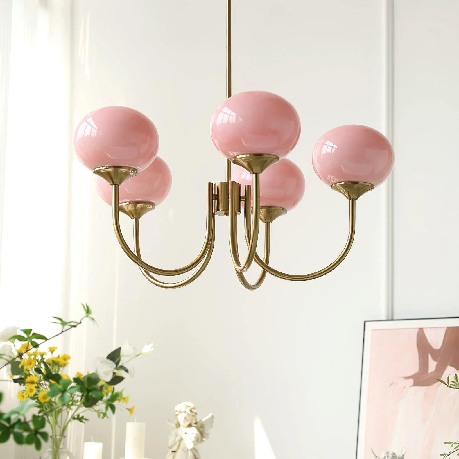 Lampadario a globo in vetro color crema Bauhaus.webp__PID:23214960-0570-4d3e-807f-43eb59879def