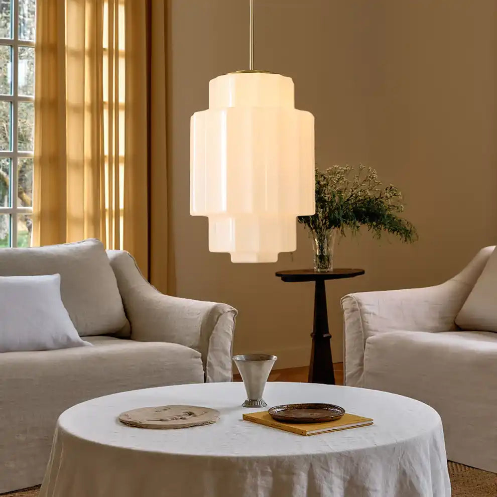 Kindlewave Brass Tiered Opal Glass Pendant Light-3.webp__PID:e65ba744-8872-4f28-89cd-f68322bd06f0