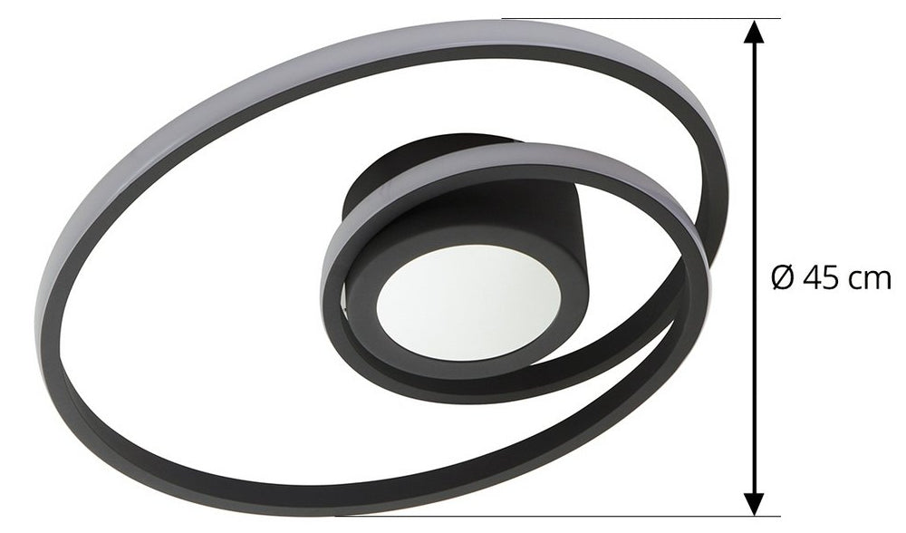 Sorelia Lampada da soffitto a LED minimalista a tunnel - Size2.webp__PID:707075ec-08ce-428d-a1cd-9a99c37bd76d