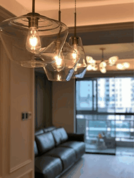Scandinavisch moderne glazen hanglampen