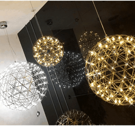 LED-hanglamp met vuurwerk- en vonkeneffect