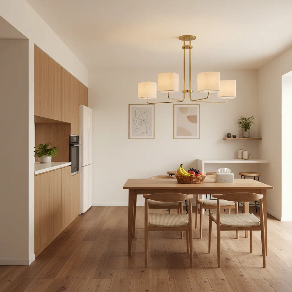 Bella Moderne Kroonluchter met Meerdere Armen van Verouderd Messing 6.webp__PID:0461efad-a5ca-4159-8289-435b72c6c80c