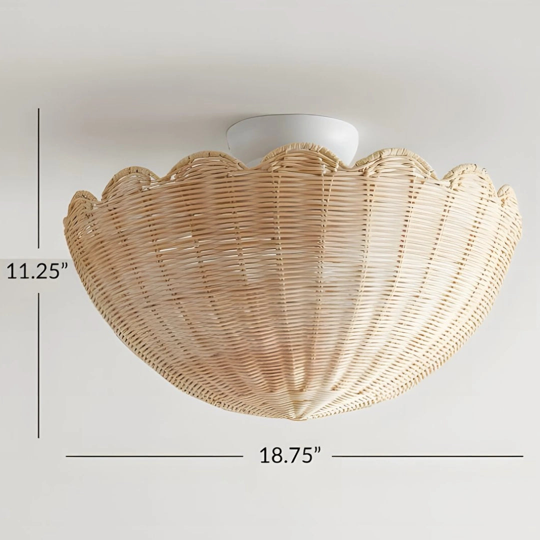 Oscar Bohemian Rattan Flower Deckenleuchte size.webp__PID:b0b62c98-1372-4db2-97dd-9a3e5987abb8