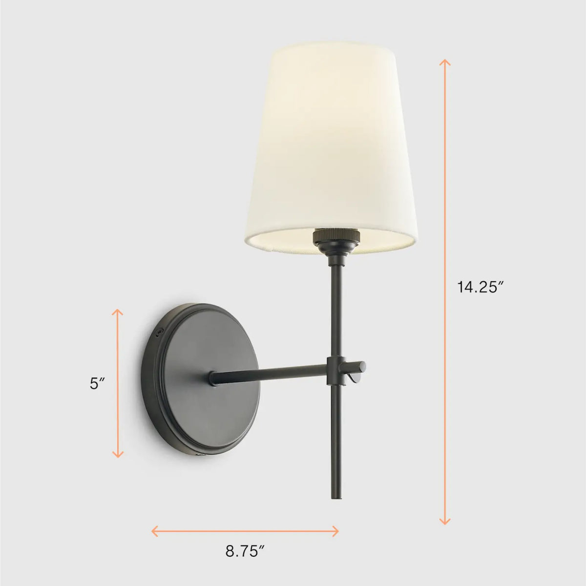 Amberly minimalistische stof messing 1-lichts wandkandelaarcc.webp__PID:4e73b141-9db4-457a-8db6-5afde851b3e4