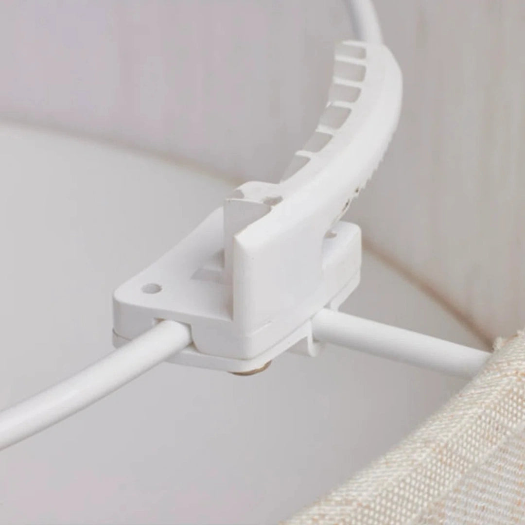Plafonnier LED à tambour en lin minimaliste Carter detail1.webp__PID:ff1fbd1a-2259-422b-b6de-9adfba4b0a85