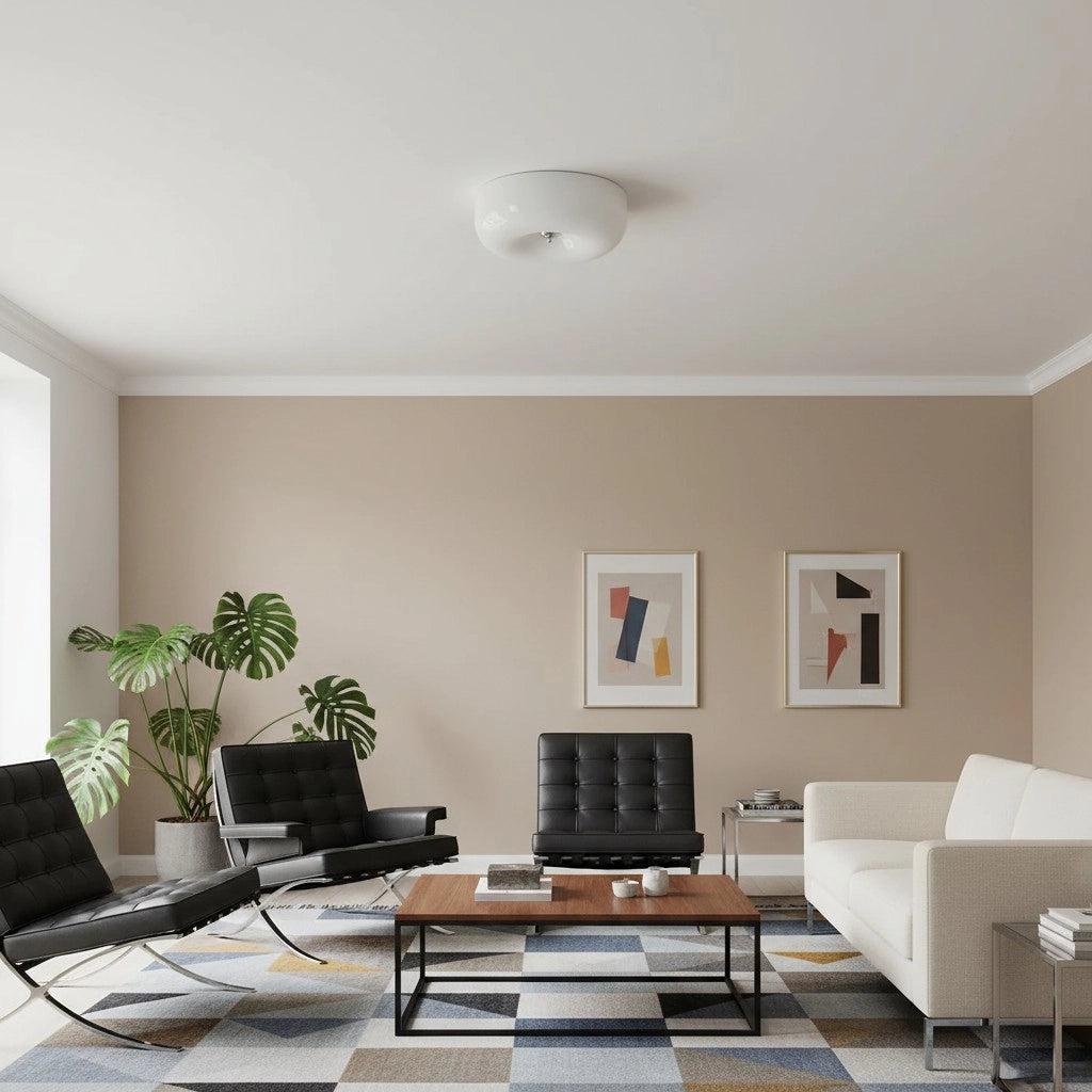 Halcyon moderne runde Deckenleuchte aus Bauhaus-Glas16.webp__PID:a847fb26-0adb-49b8-a4f8-a77688abfc0d