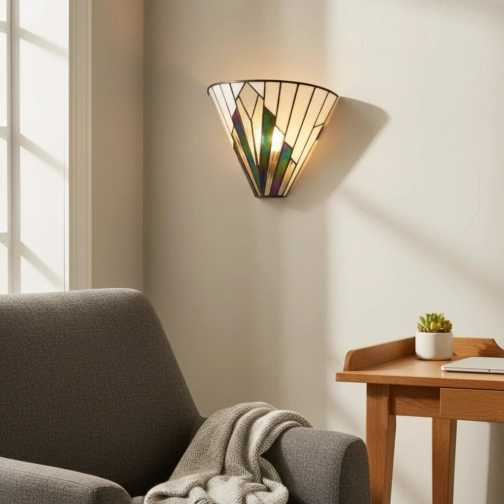Cortan moderne Tiffany glas Art Deco wandkandelaar8.webp__PID:c4657a74-6017-4018-8adf-c9f65764d5e2