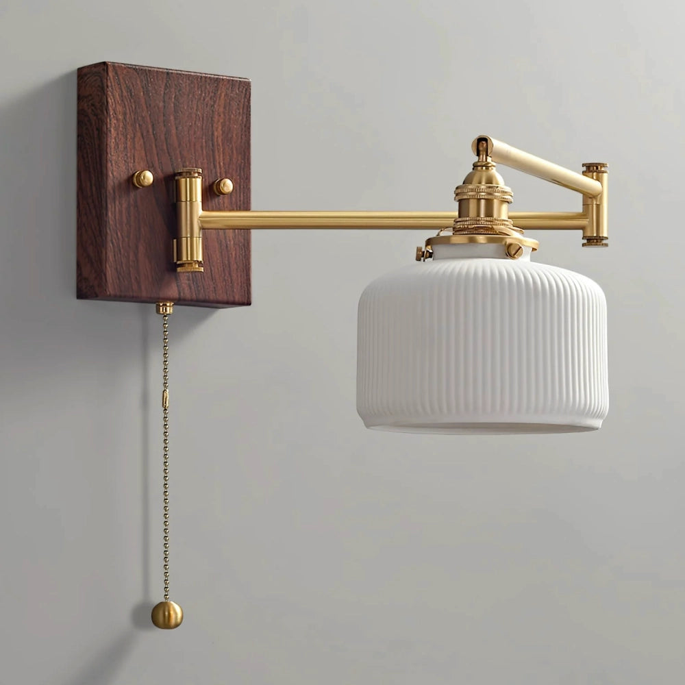 Lámpara de pared con brazo oscilante de cerámica retro Aurora2.webp__PID:6d826840-c178-4f3f-8125-349669d2fbcd