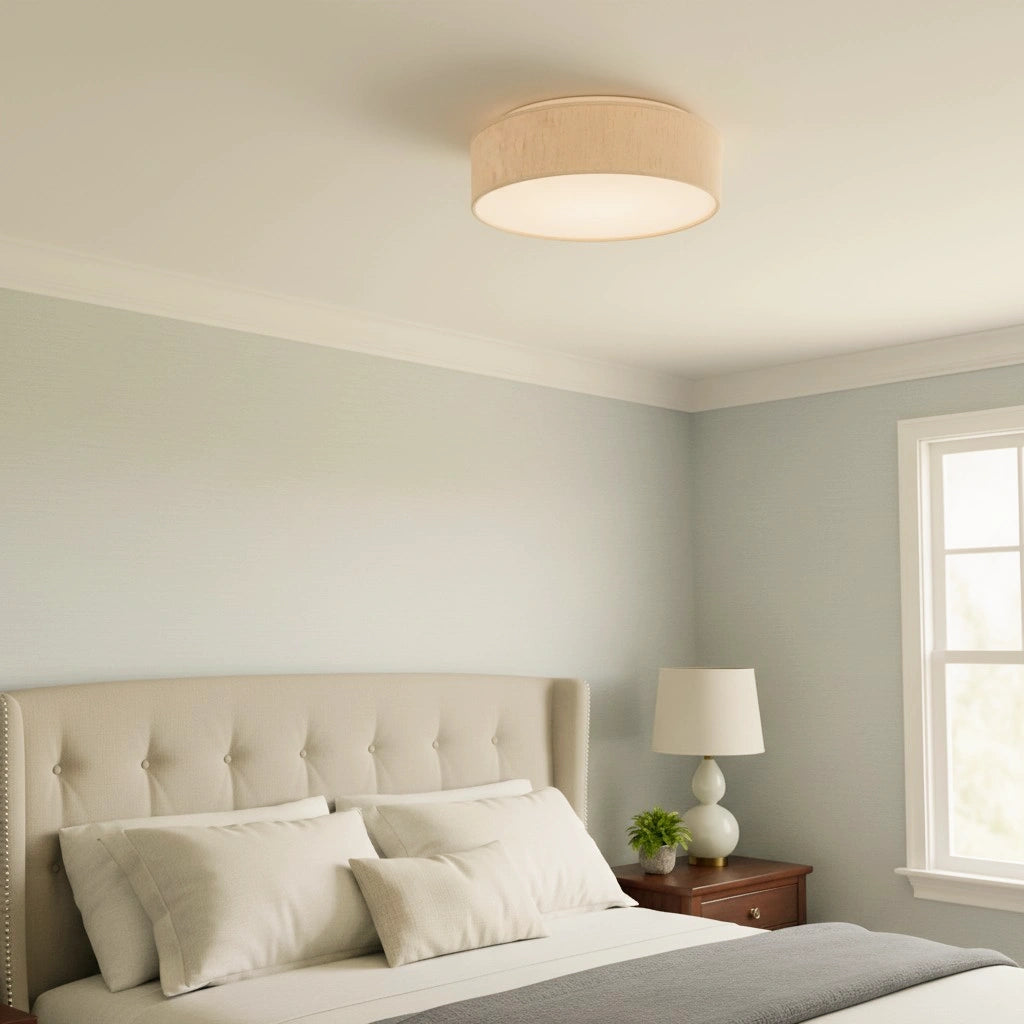 Plafonnier LED minimaliste en lin Carter8.webp__PID:f6de9adf-ba4b-4a85-800a-49b7ff143db6