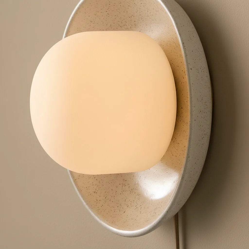 Selena Classic Ceramic Speckled Round Sconce 6.webp__PID:2f41b2d3-dbfe-4f54-813f-c43ea5ee25e7