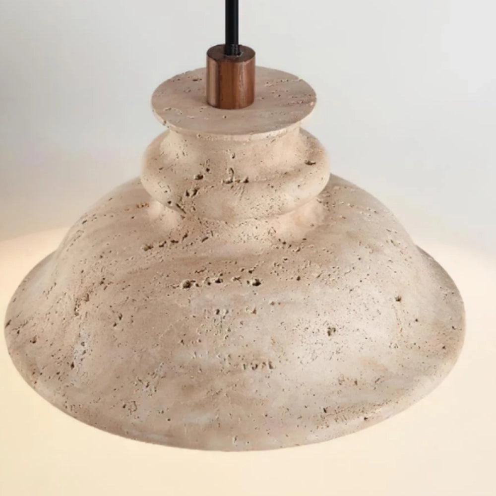 Maja Wabi-Sabi Bell travertijn hanglamp3.webp__PID:e5806bde-8f69-4612-9d8f-dcef2de4a634