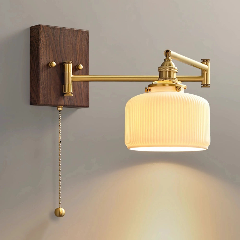 Lámpara de pared con brazo oscilante de cerámica retro Aurora1.webp__PID:476d8268-40c1-48ff-bfc1-25349669d2fb