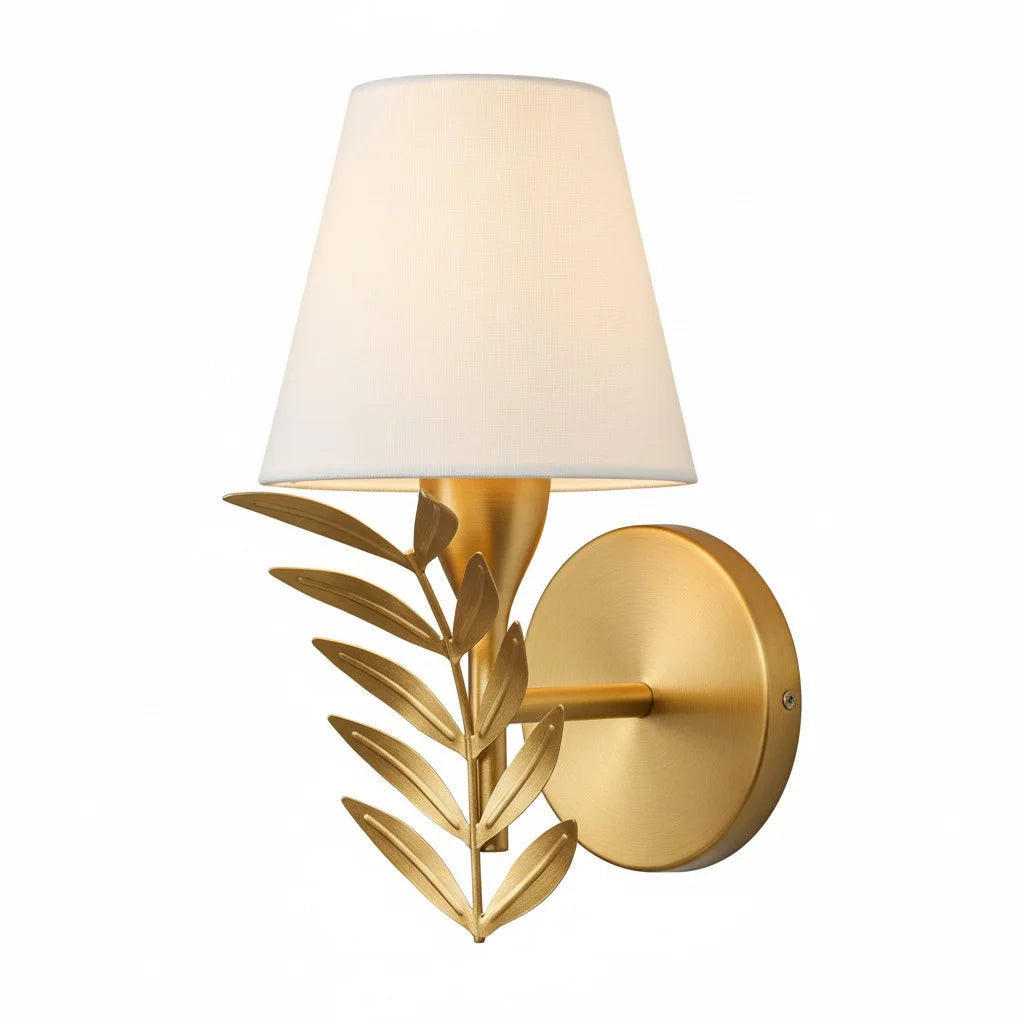 Snya moderne linnen stamblad decoratieve taps toelopende wandkandelaar messing 白底.webp__PID:5c5f169d-bbc7-4318-b9eb-0cbd61aecb50