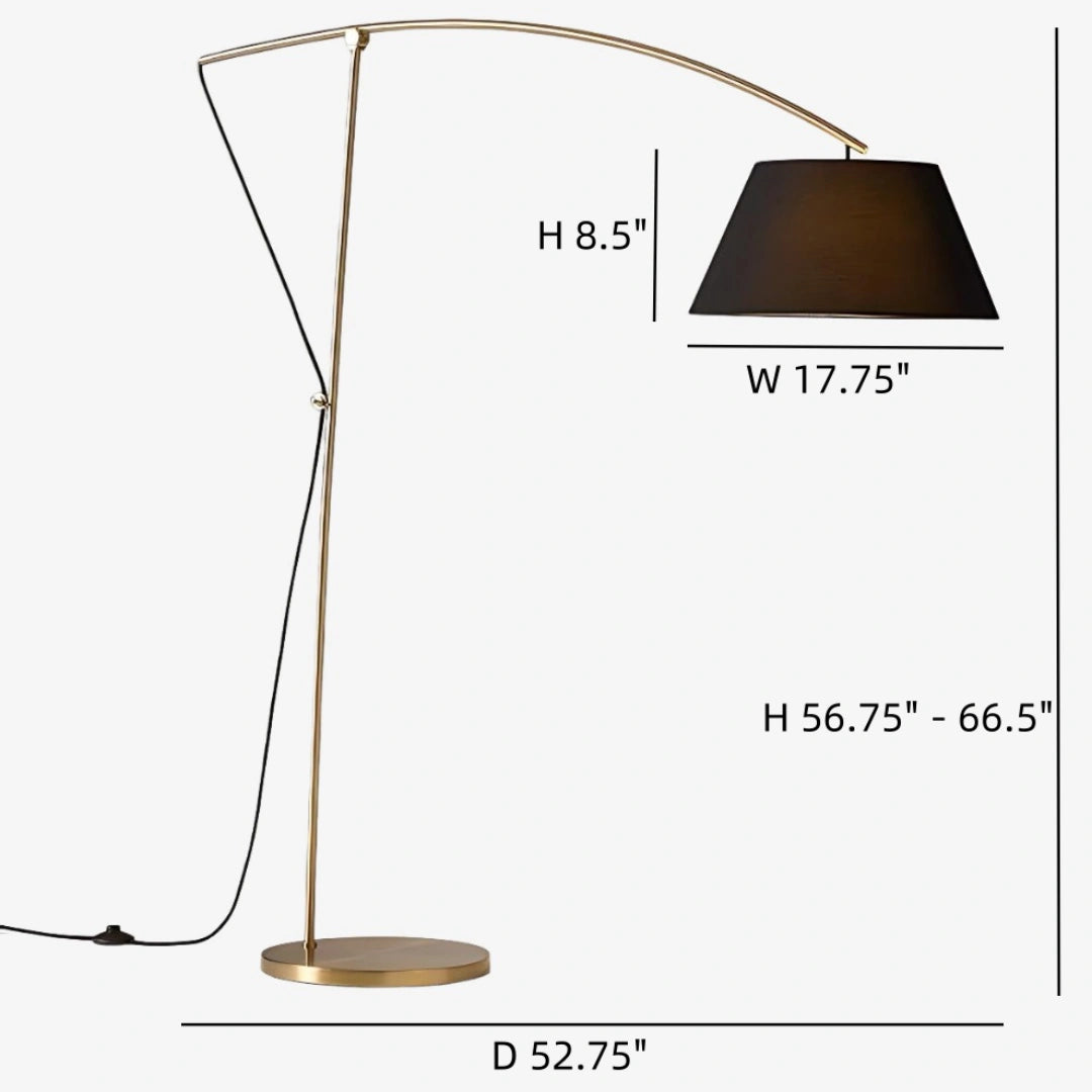 Lampadaire Josh minimaliste en tissu de lin taille.webp__PID:ddcf295c-2fca-4f65-8e59-051d2821afcc