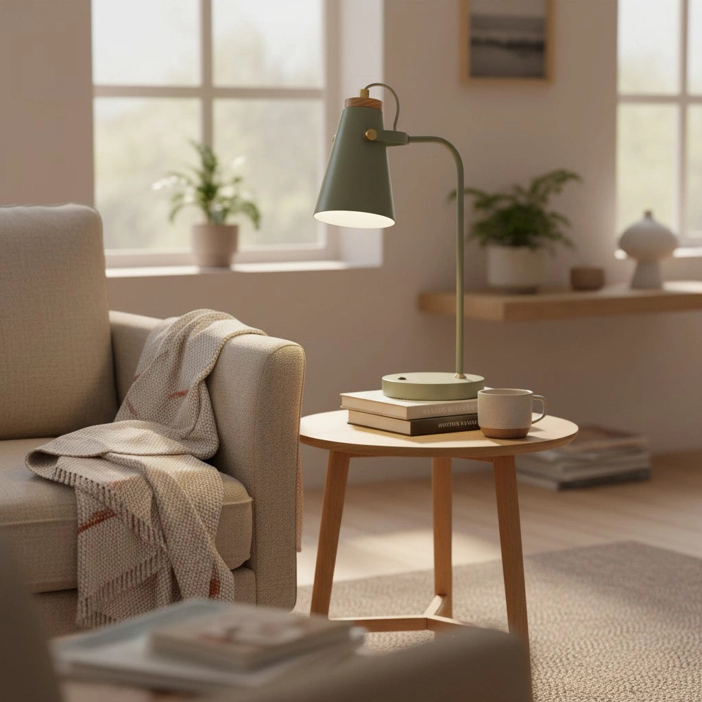 Hilda lamp in een woonkamer