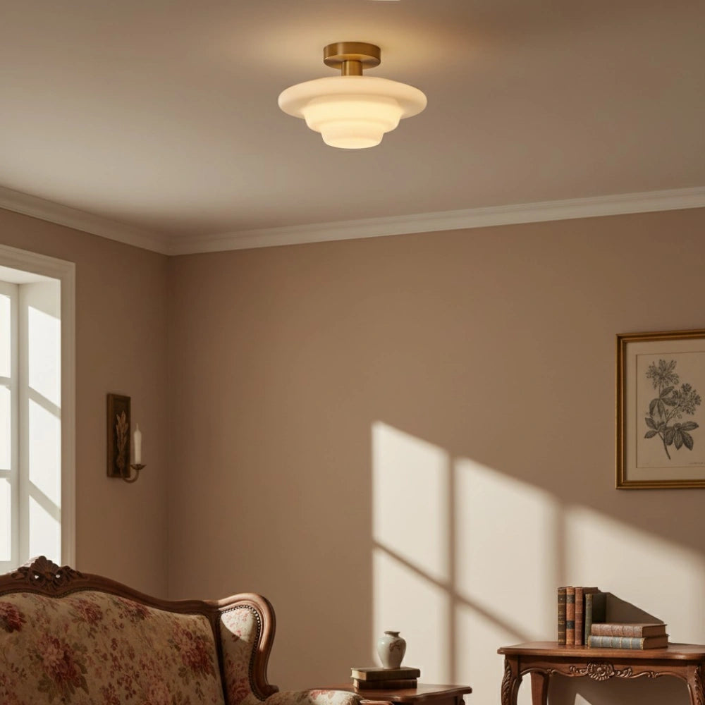 Zofia Retro Minimalistisch Melkglas Plafondlamp1.webp__PID:73177018-2f5a-4d85-b6aa-17a40f5a7d4e