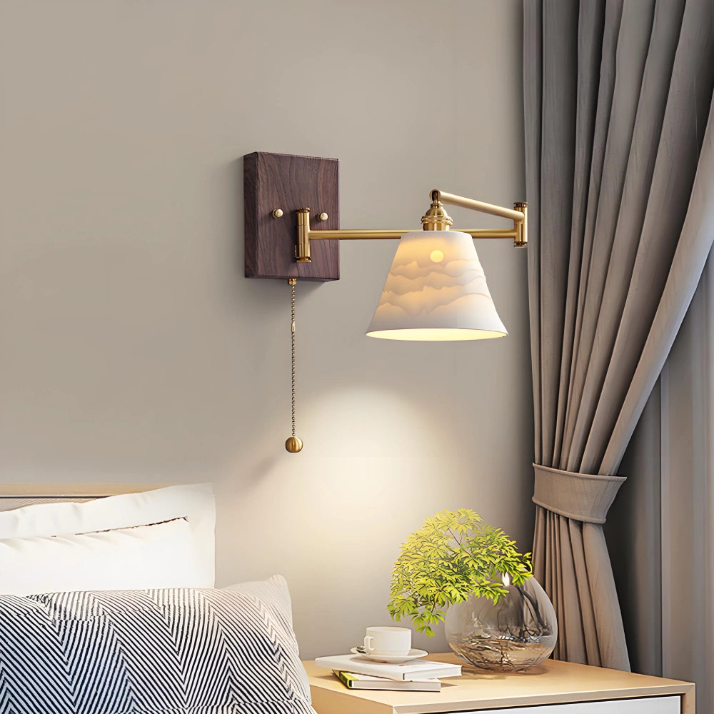 Lámpara de pared con brazo oscilante de cerámica retro Aurora8.webp__PID:78ff3fc1-2534-4669-92fb-cdefbc5dc8e5