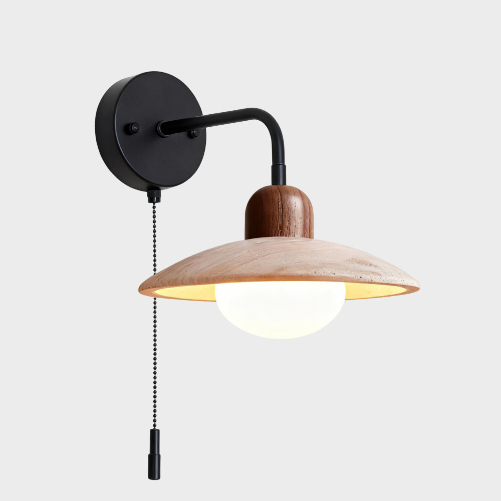 Jocelyn moderne schijf travertijn grotwandlamp6.webp__PID:b6e5868a-bf31-4caf-8940-37889a2a5b92