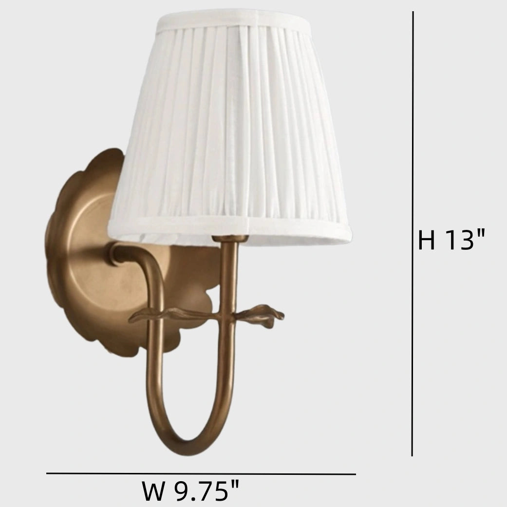 Sandra Vintage Geplooide Katoenen Lampenkap Wandlamp maat.webp__PID:113808bf-1d49-4c41-874b-9c750a2c32de