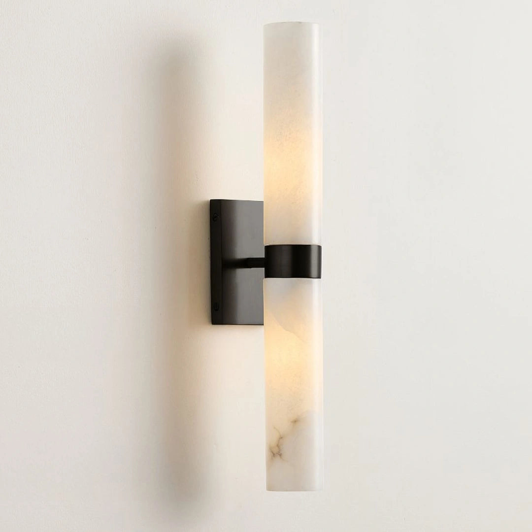 Dani Modern Alabaster Double Tube Wall Sconce black.webp__PID:dd495d5f-7e64-4bf8-a810-782f5c7eec33