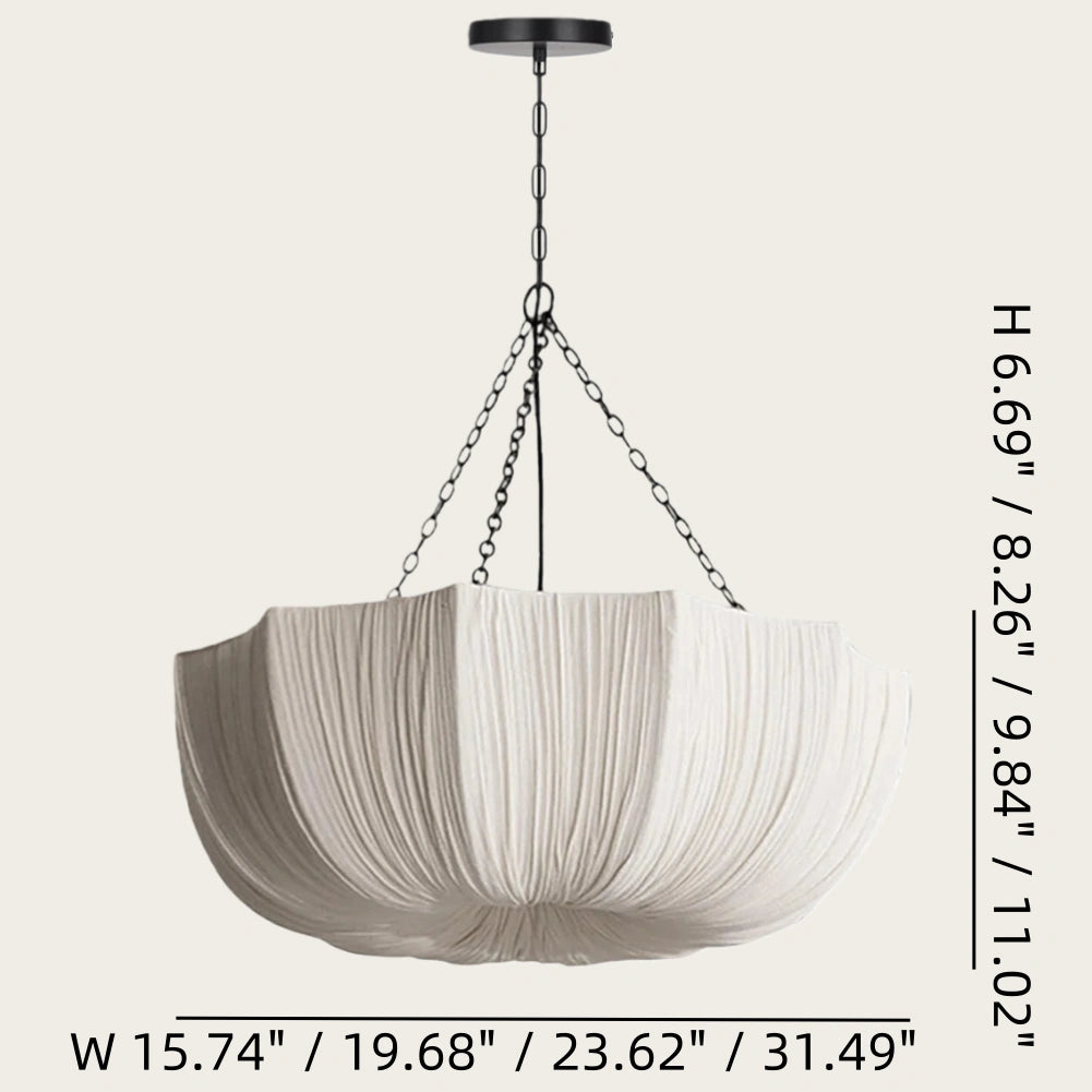 Willy Vintage-Hängeleuchte mit Schale aus Leinenstoff, Größe.webp__PID:0f82a59b-5856-444a-b1a9-fc0d3293fe6b