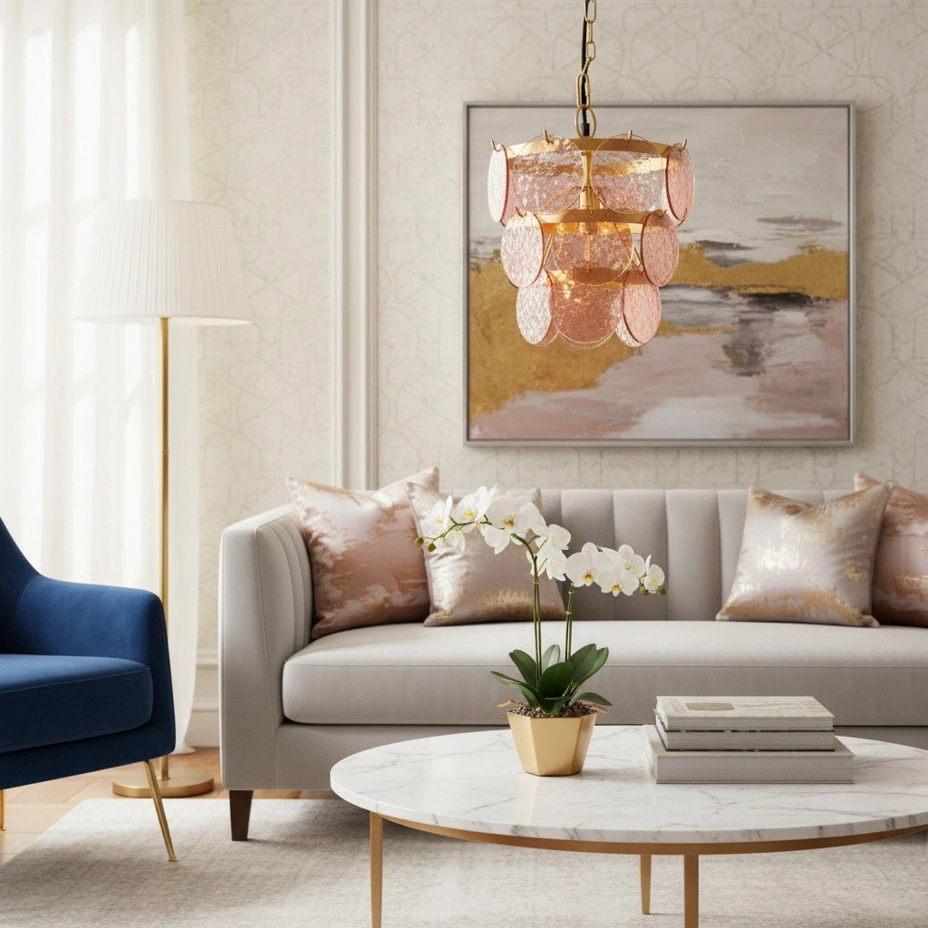 Brage luxe glazen gelaagde schelpkroonluchter6.webp__PID:844676ee-3f0c-4f05-adf3-85fef075f8e1
