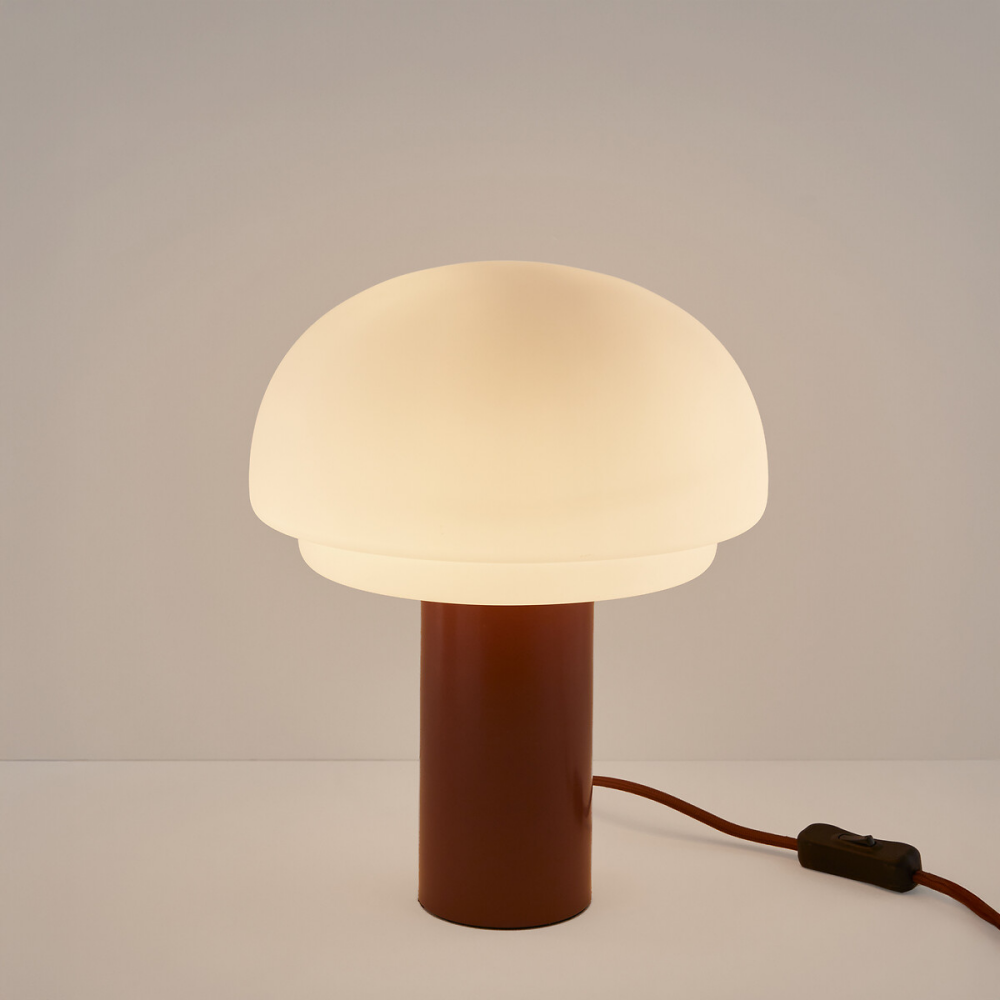 Glavara Paddestoeltafellamp van melkachtig glas1.webp__PID:1678f2dd-63f4-472b-88ad-2d33d4b2e17c
