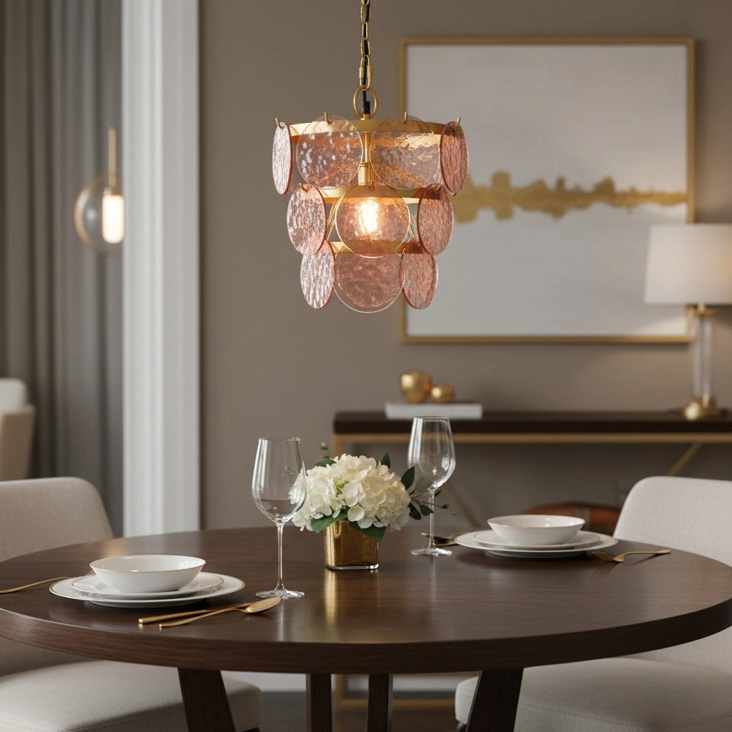 Brage Luxe glazen gelaagde schelpkroonluchter11.webp__PID:183f846f-9317-447c-88bb-54d08a224dd6